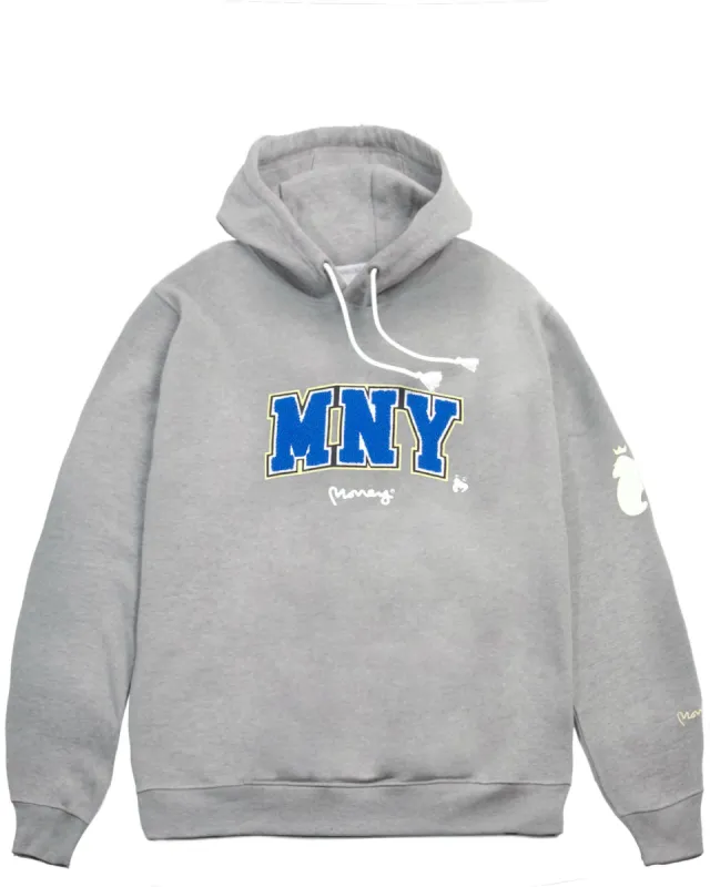 MNY Hood Grey Melange sold by Money Clothing