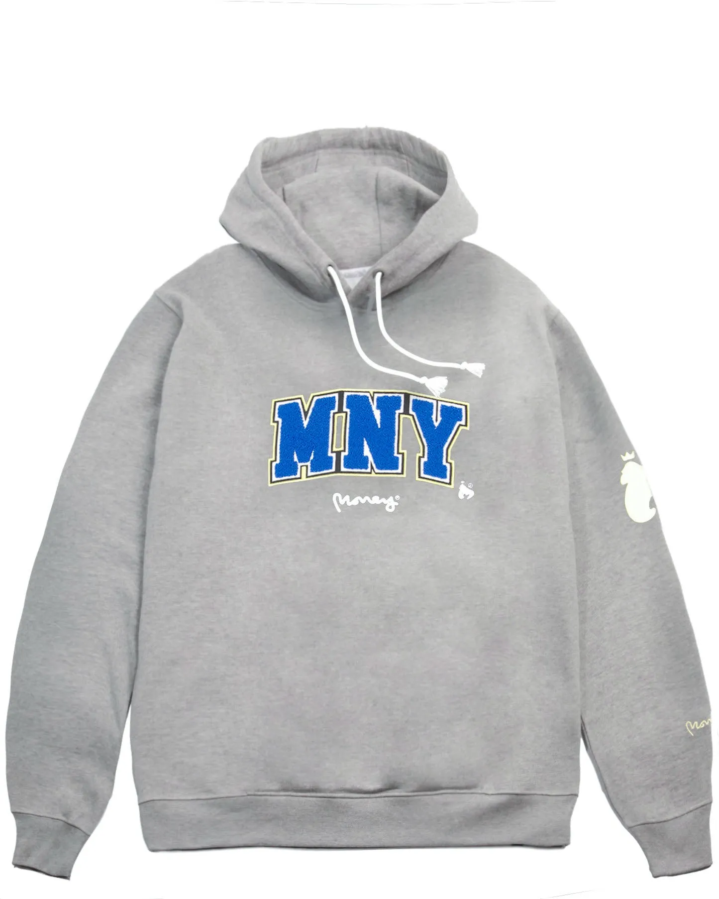 MNY Hood Grey Melange sold by Money Clothing