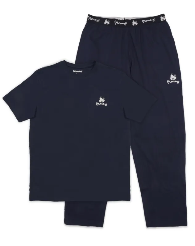 Money Lounger Long Navy Set 2 Pack sold by Money Clothing