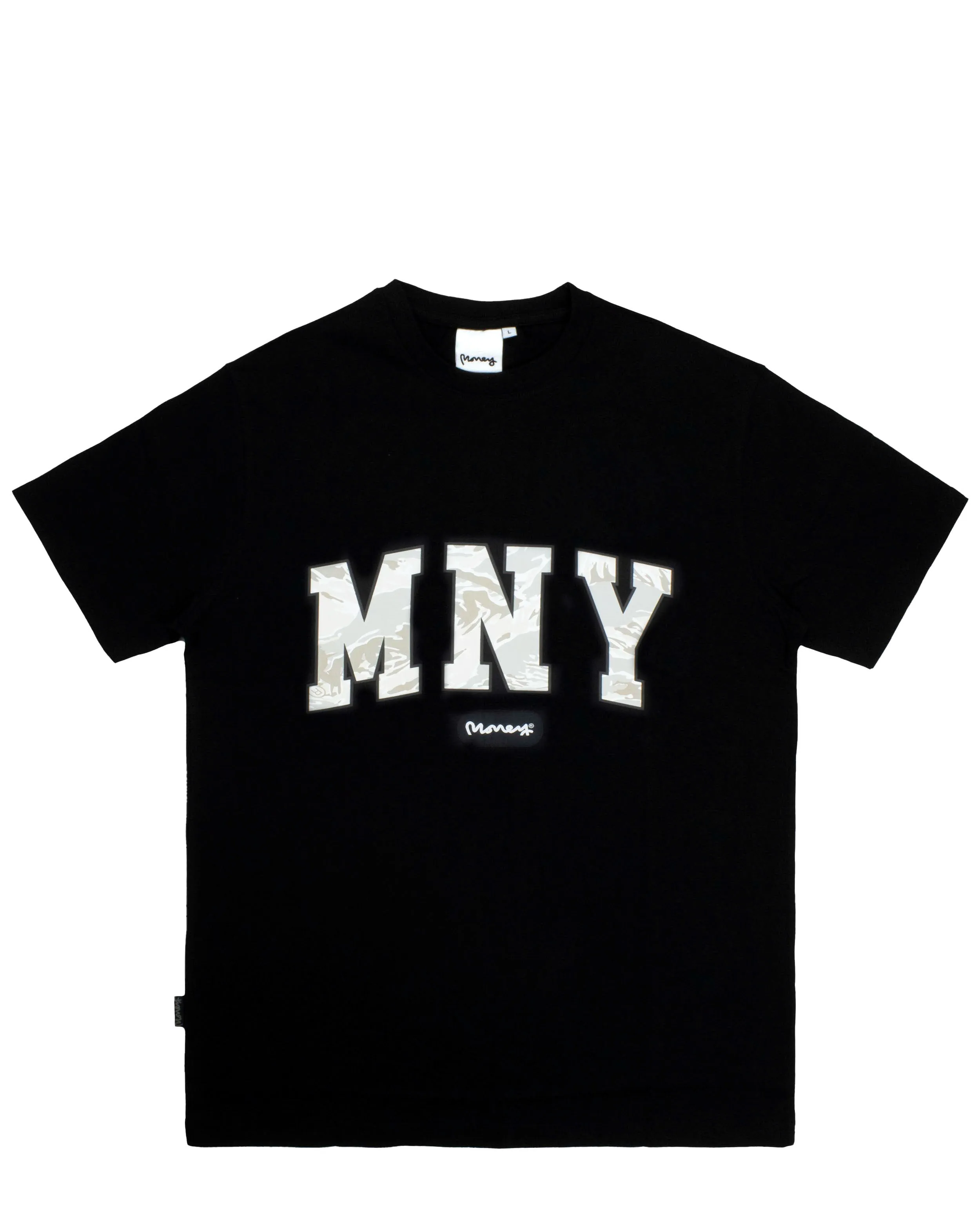 Money Camo Fill Tee Black sold by Money Clothing