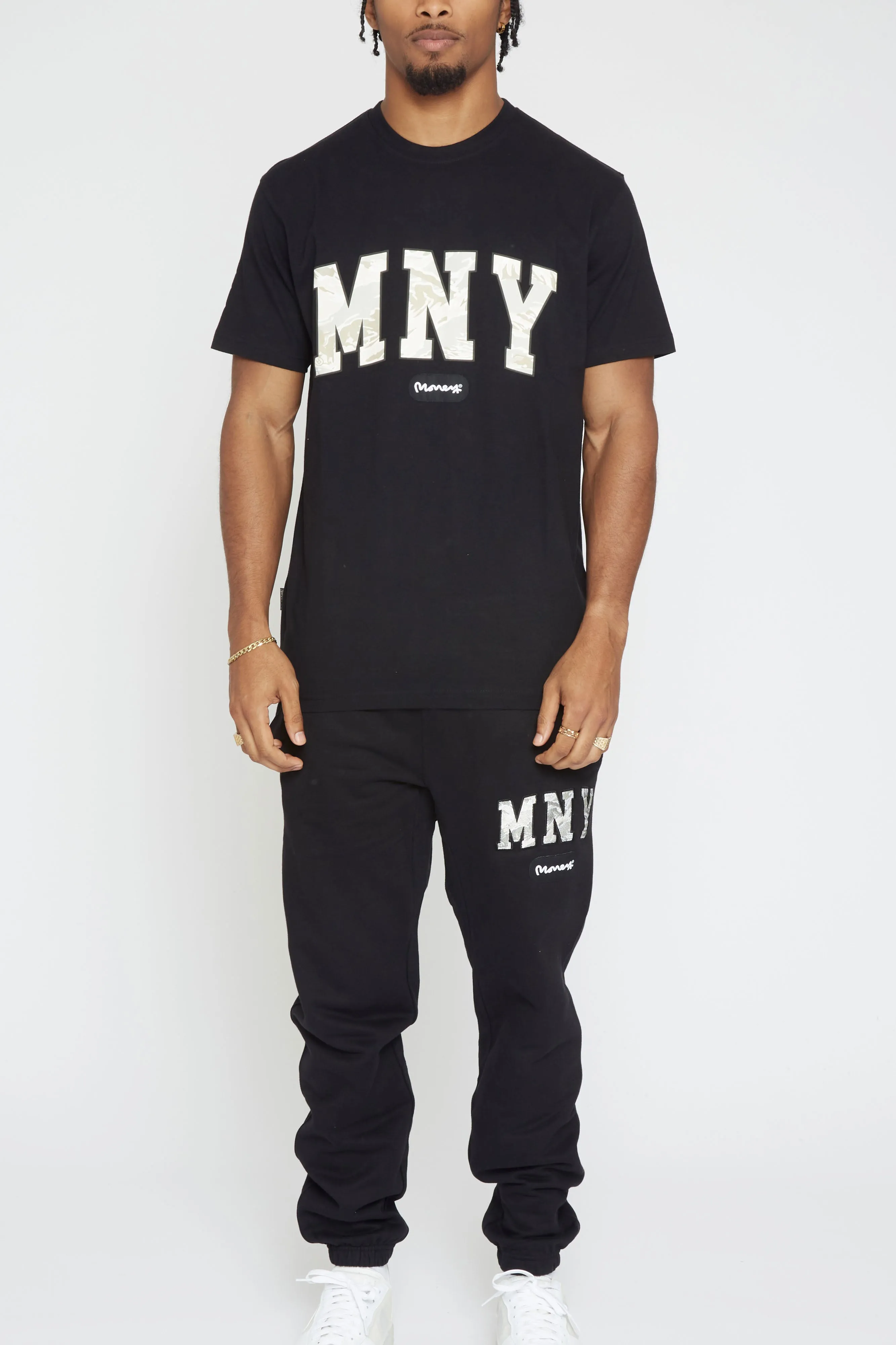 Money Camo Fill Tee Black sold by Money Clothing product image thumbnail 2