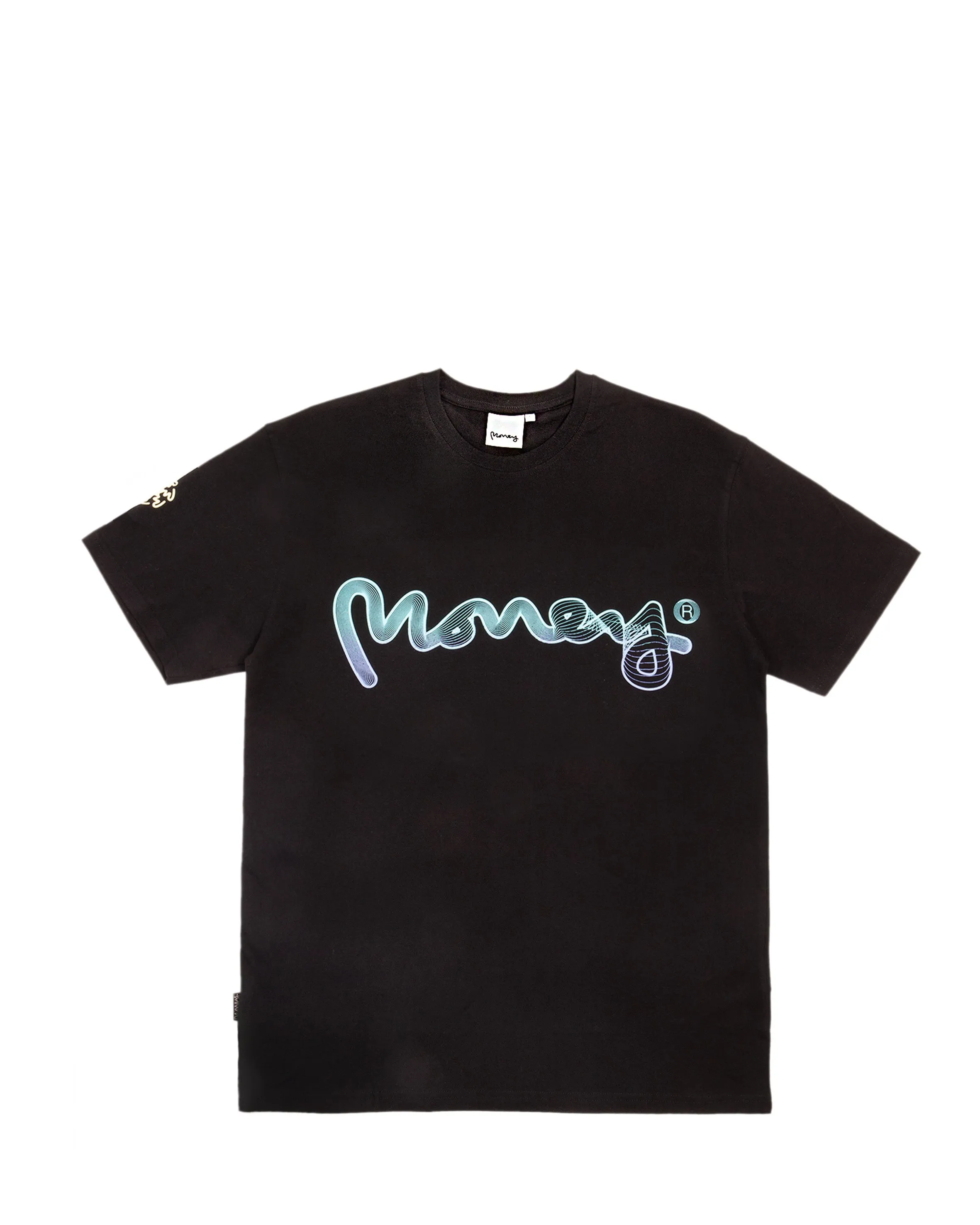 Flow Wave Fade Tee Black sold by Money Clothing product image thumbnail 2
