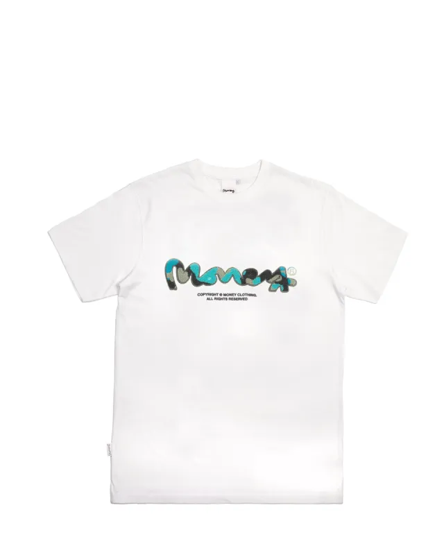 CHOP SIG APE CAMO TEE - WHITE sold by Money Clothing