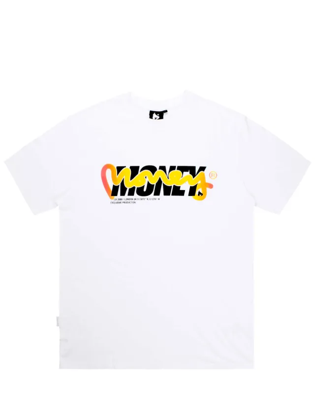 Double Puff Tee White sold by Money Clothing