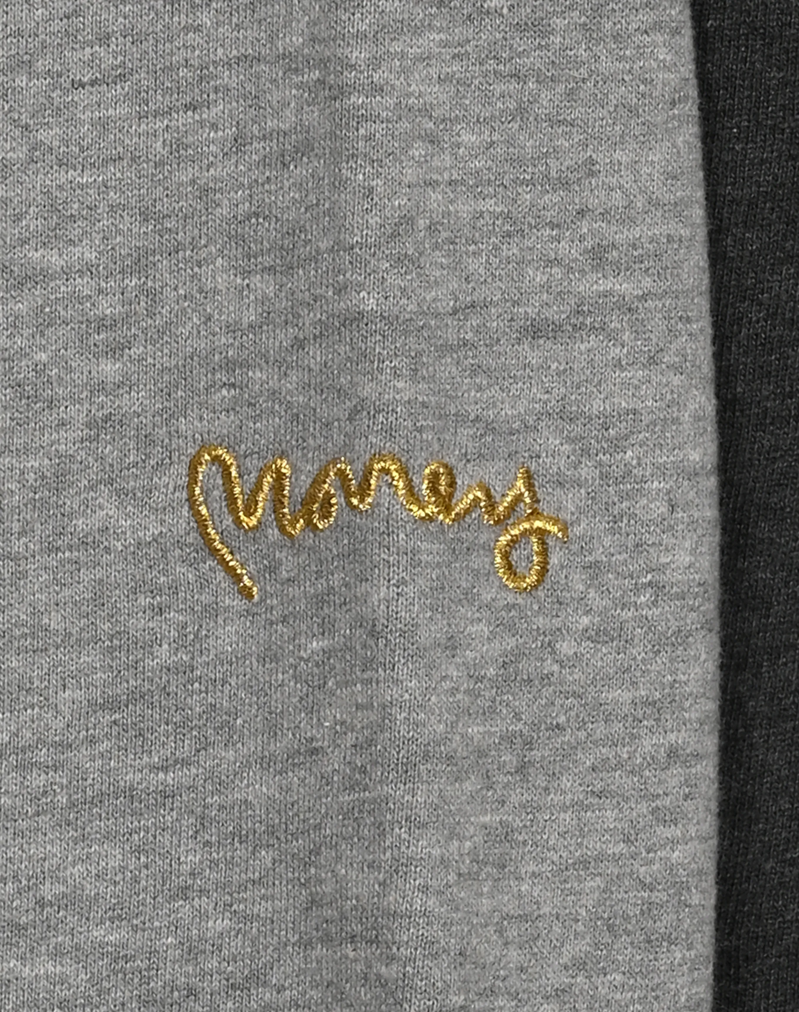 Money Mix Mel Crew Grey Melange sold by Money Clothing product image thumbnail 3