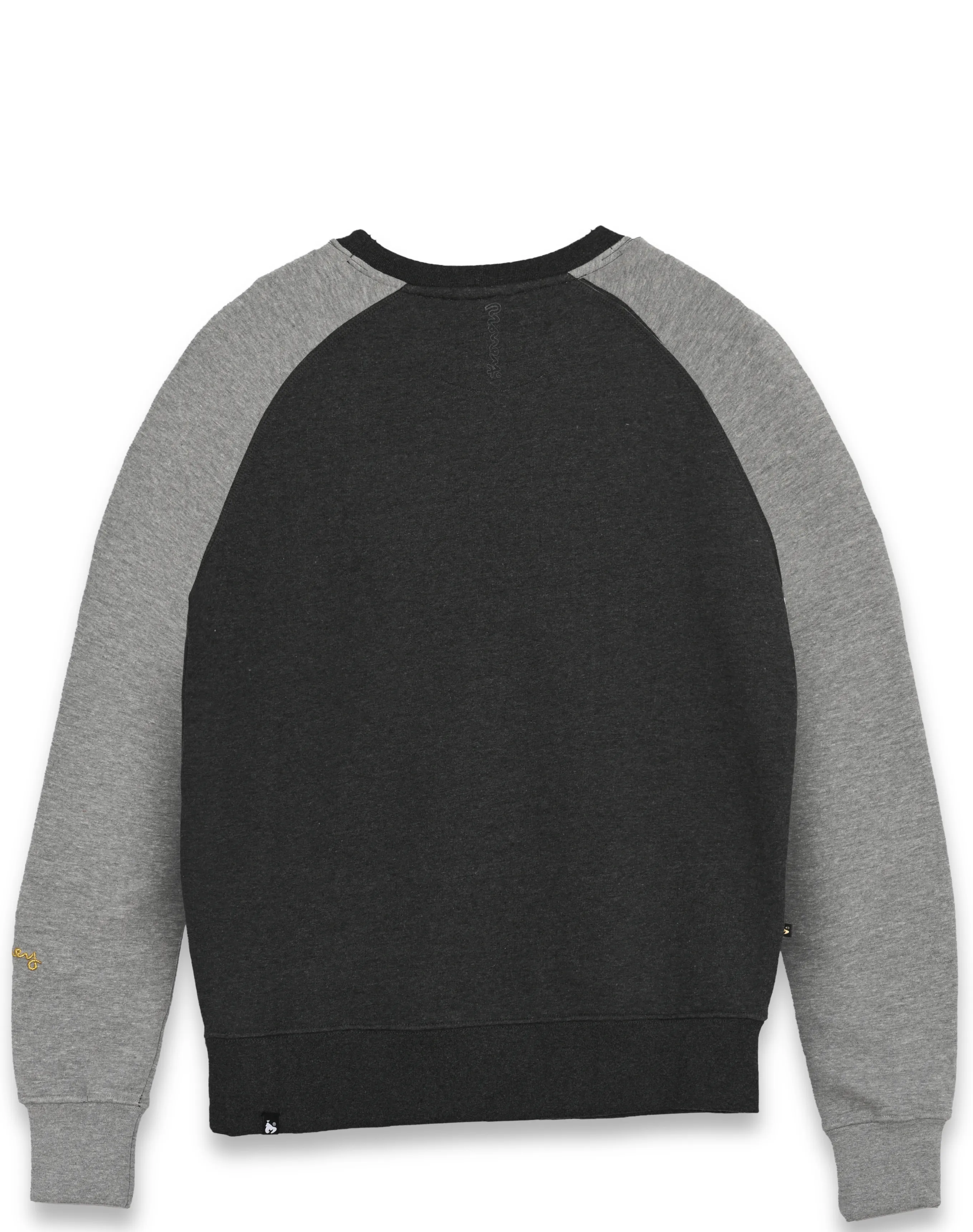 Money Mix Mel Crew Grey Melange sold by Money Clothing product image thumbnail 2