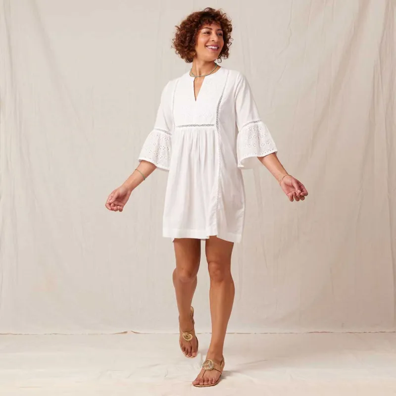 Melony White Eyelet Beach Dress sold by rockflowerpaper