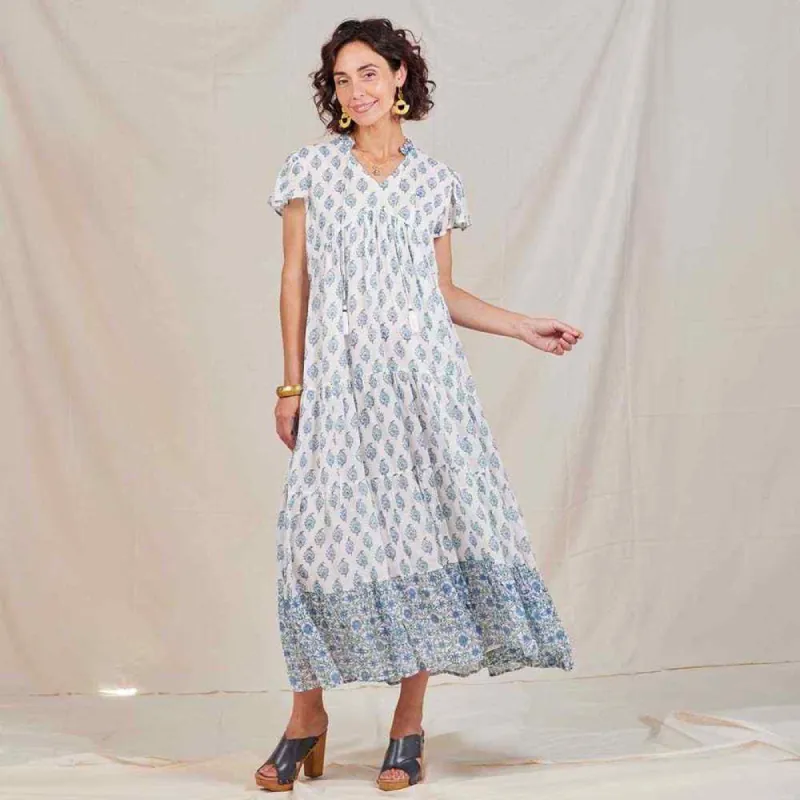 Maya Floral Tiered Dress sold by rockflowerpaper