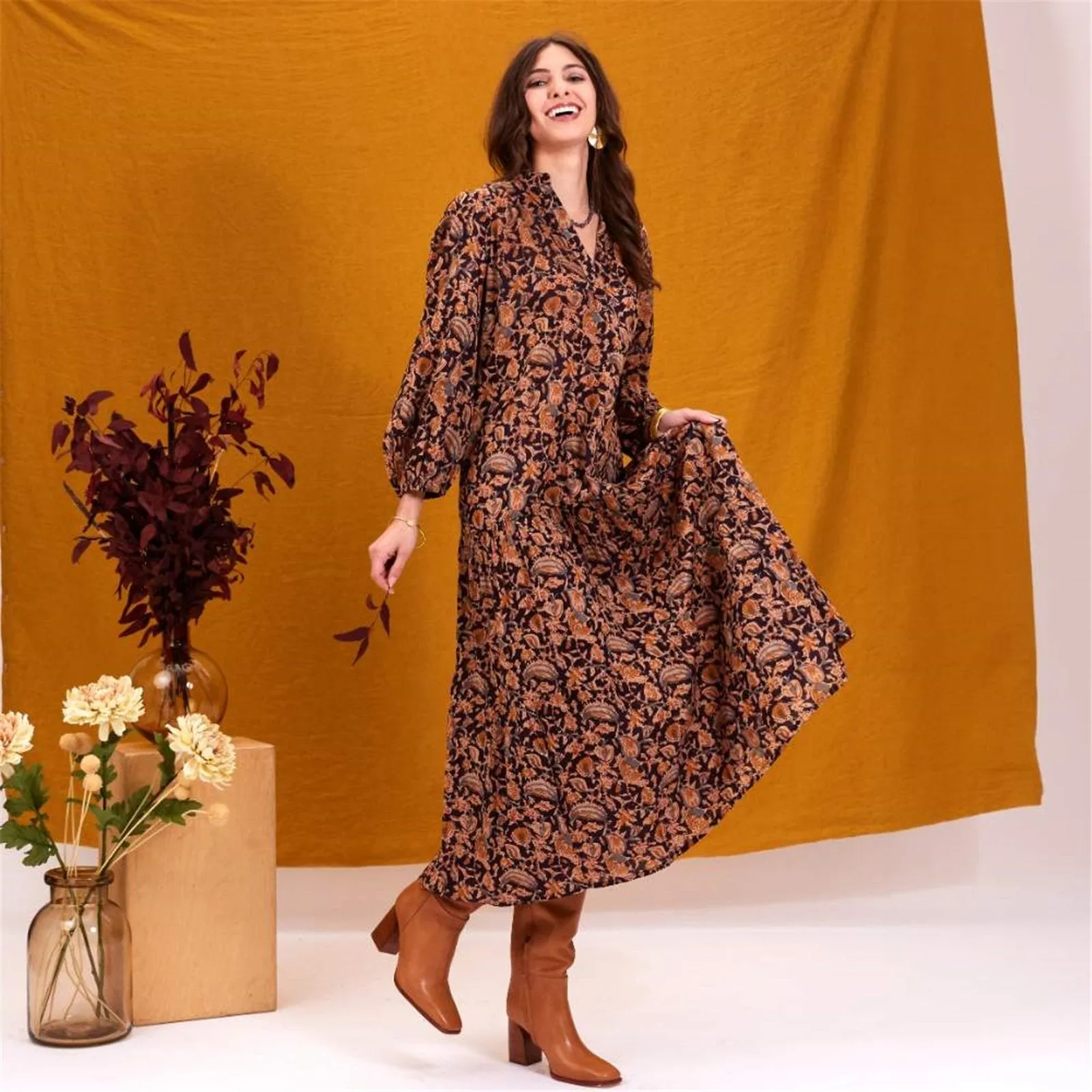 Black Spice Madine Drop Waist Maxi Dress sold by rockflowerpaper product image thumbnail 2