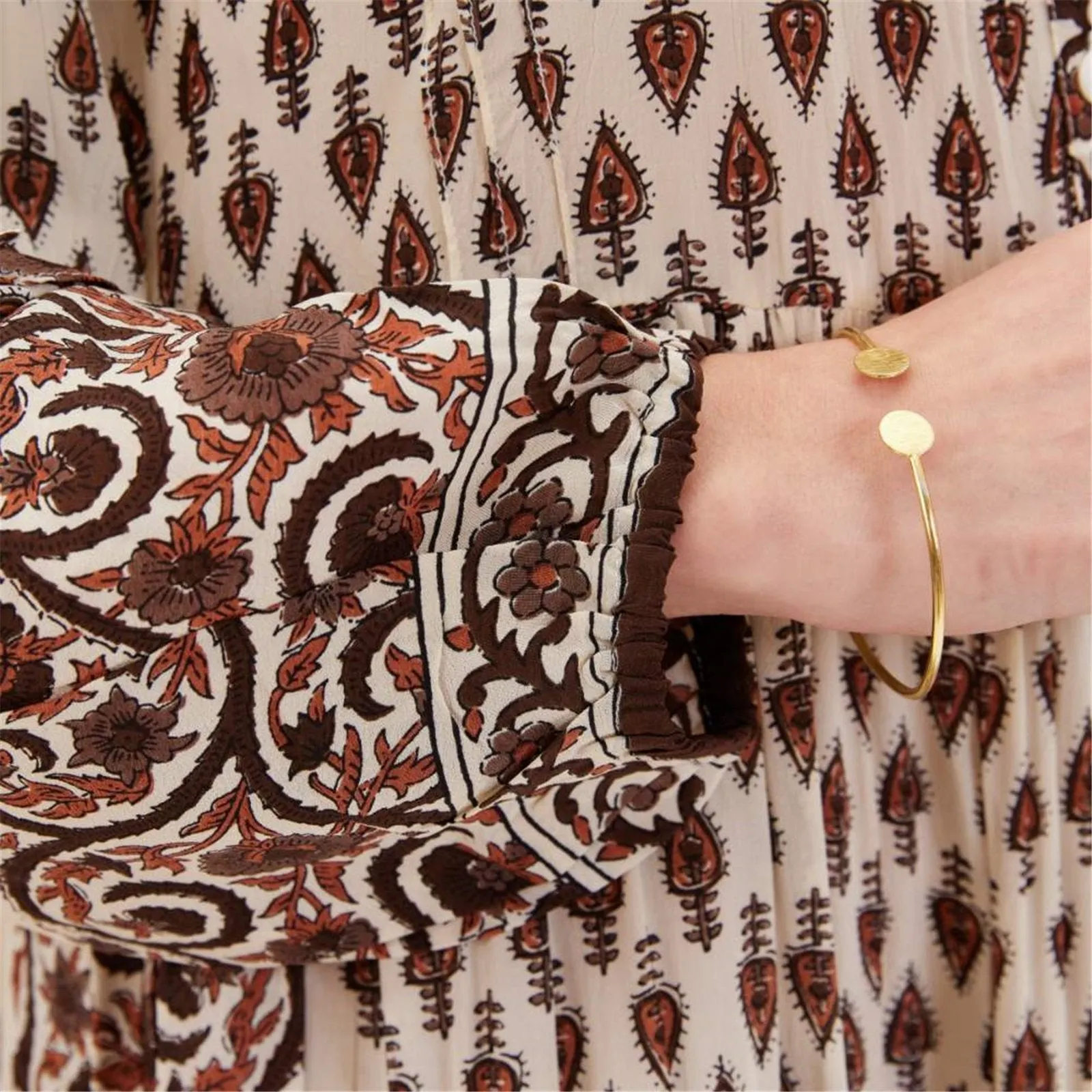 Julia Block Panel Midi Dress sold by rockflowerpaper product image thumbnail 5