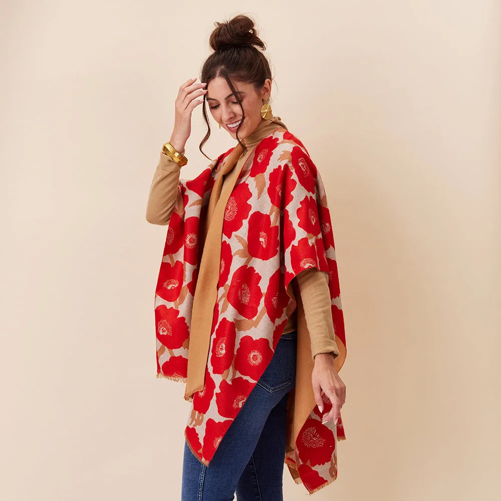 Poppies Red Kimono sold by rockflowerpaper product image thumbnail 5