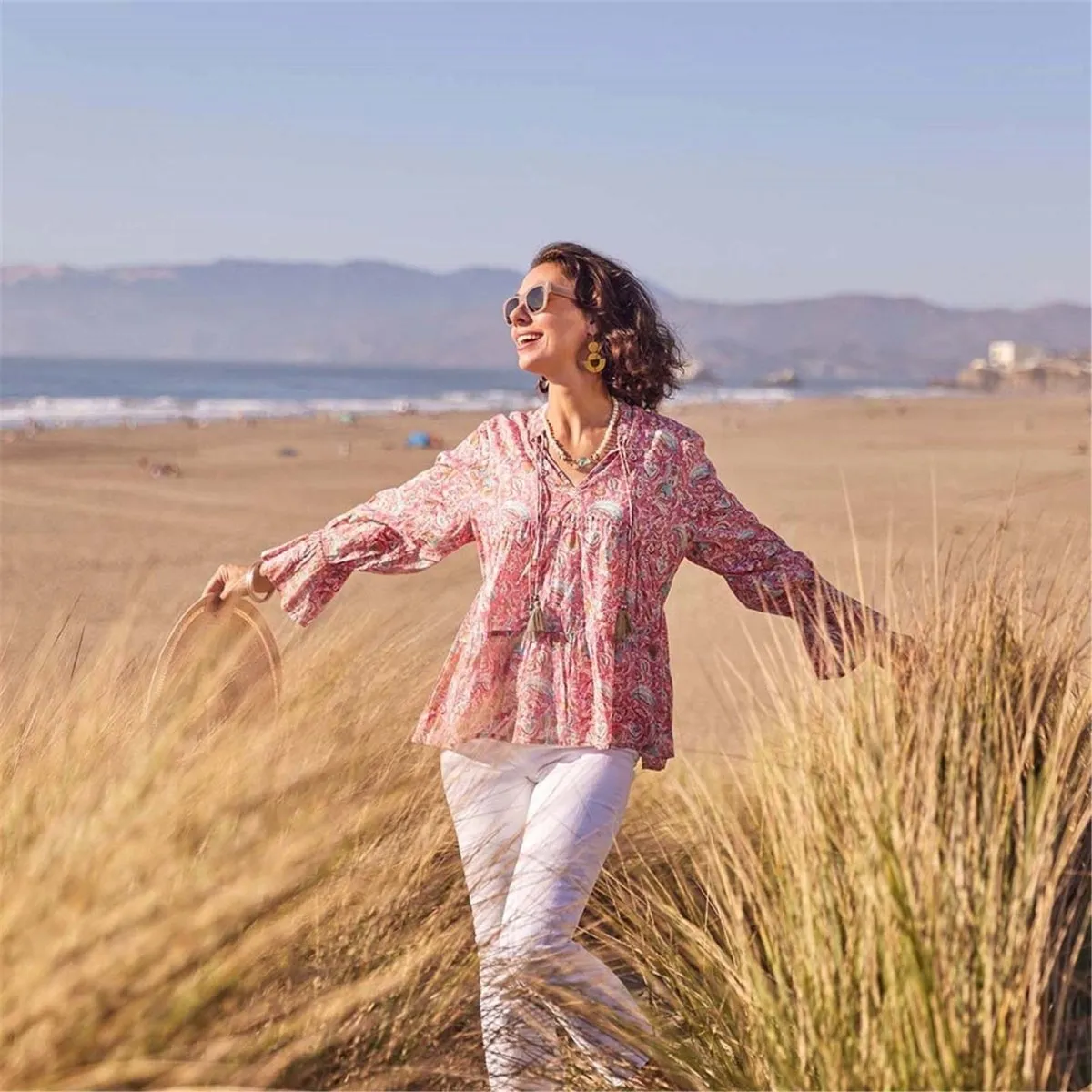 Kiara Pink Blouse sold by rockflowerpaper product image thumbnail 2