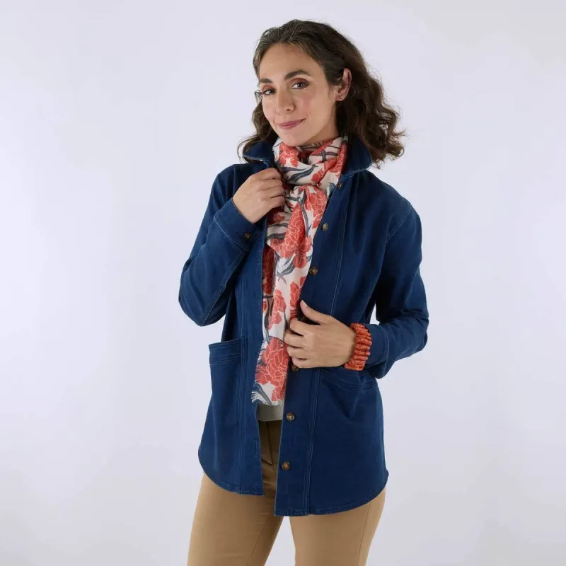 Marigold Orange Featherweight Scarf made by rockflowerpaper