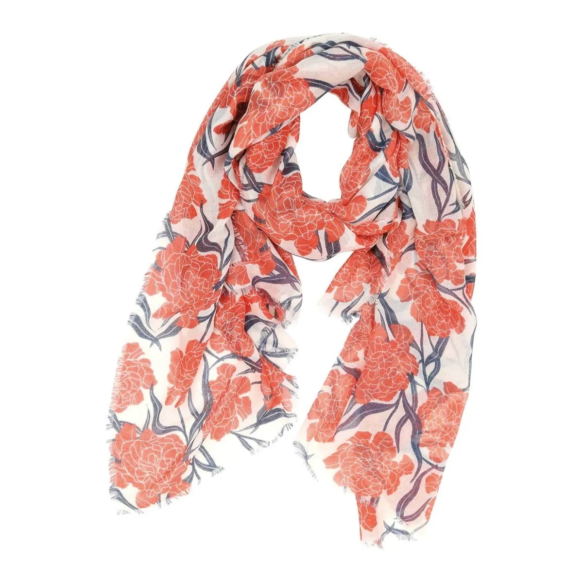 Marigold Orange Featherweight Scarf sold by rockflowerpaper product image thumbnail 2