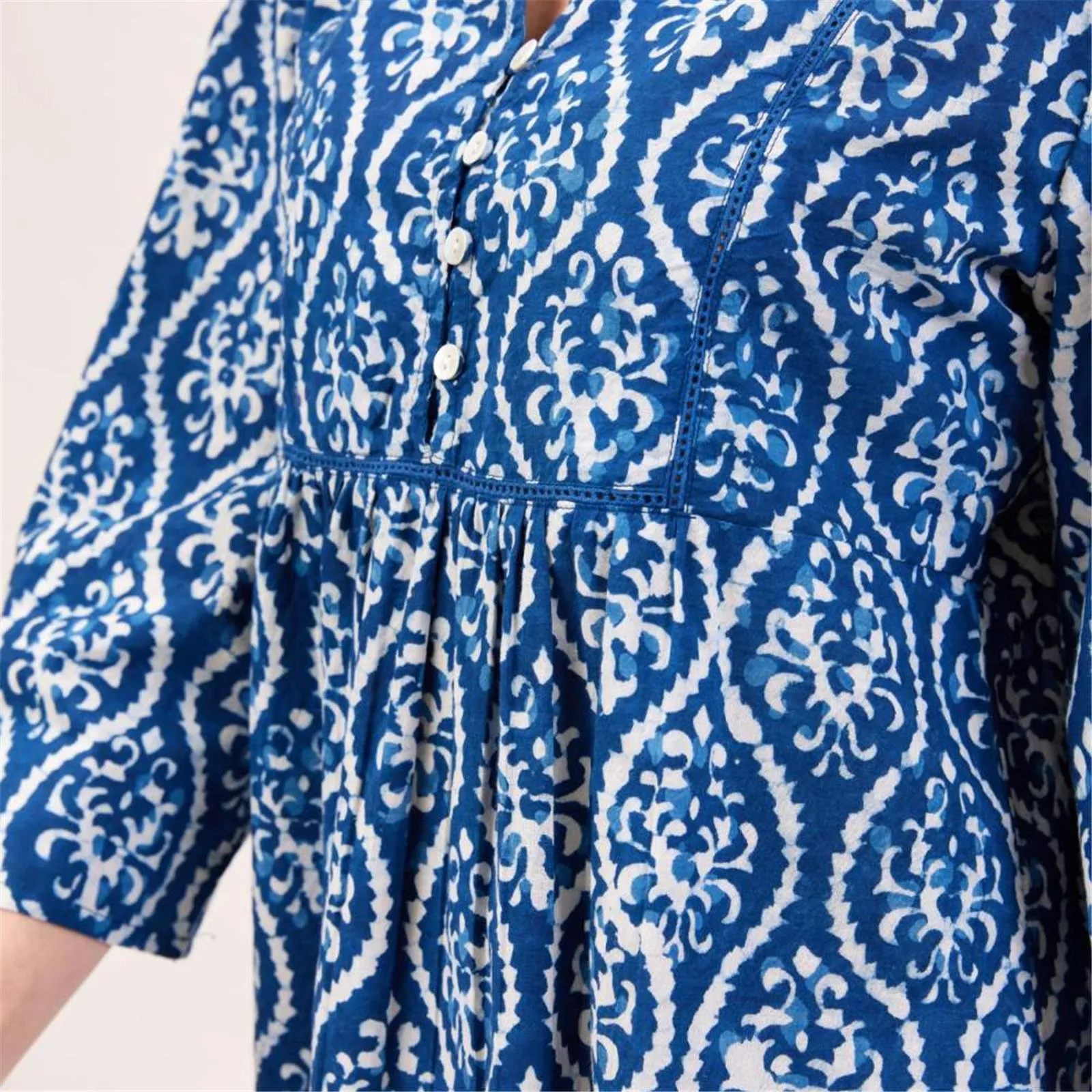 Sara Indigo Drop Waist Maxi Dress sold by rockflowerpaper product image thumbnail 5