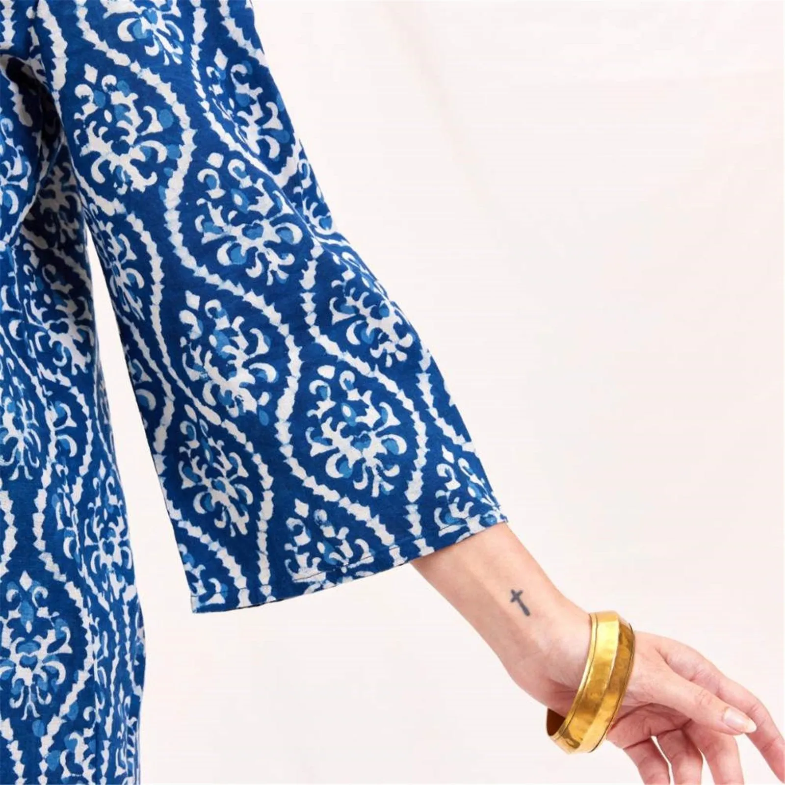 Sara Indigo Bohemian Tunic sold by rockflowerpaper product image thumbnail 5