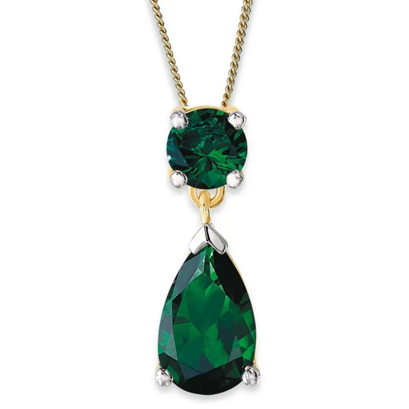 Boldly Beautiful Tru-Emerald Pendant sold by Tru Diamonds