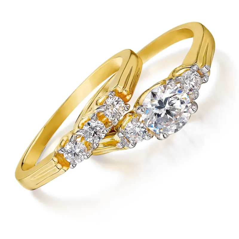 1.5 ct. t.w. Trilogy Set Rings sold by Tru Diamonds