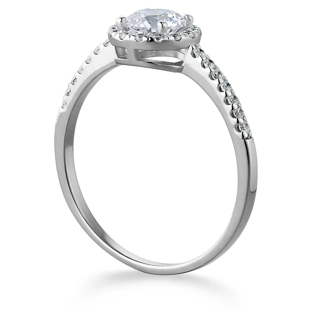 Posh Halo Ring sold by Tru Diamonds product image thumbnail 4