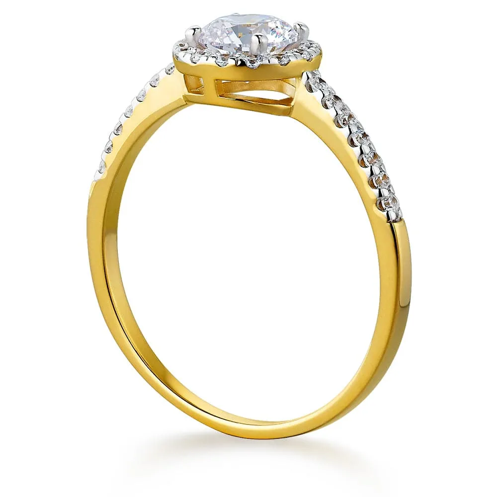Posh Halo Ring sold by Tru Diamonds product image thumbnail 3