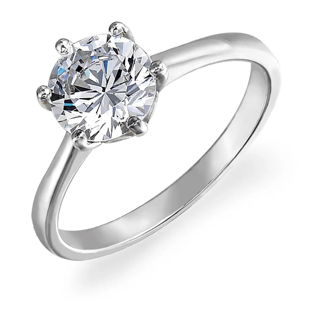 2 Carat Tulip Solitaire Ring sold by Tru Diamonds product image thumbnail 2