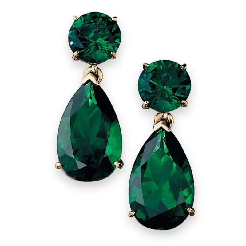Boldly Beautiful Tru-Emerald Earrings sold by Tru Diamonds