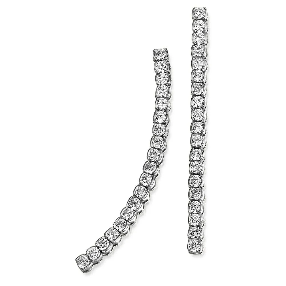 Diamond Cascade Earrings sold by Tru Diamonds product image thumbnail 2