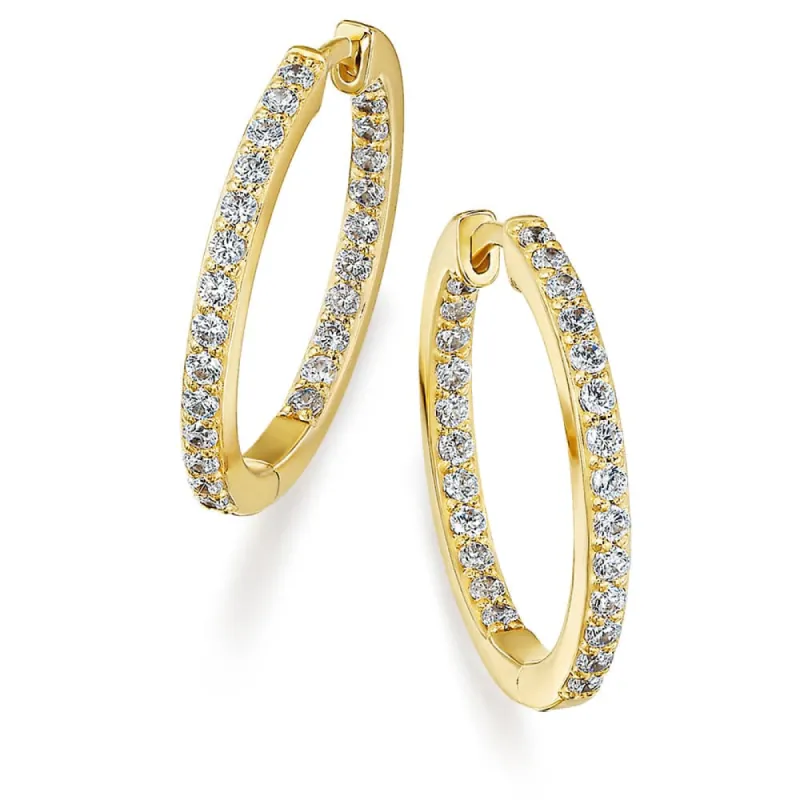 Simplistic Hoop Earrings sold by Tru Diamonds