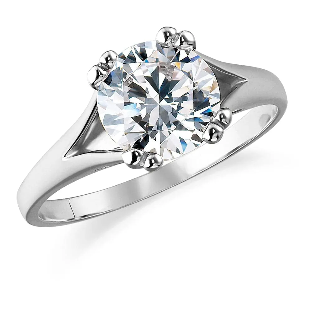 Pristine Solitaire Ring sold by Tru Diamonds product image thumbnail 3