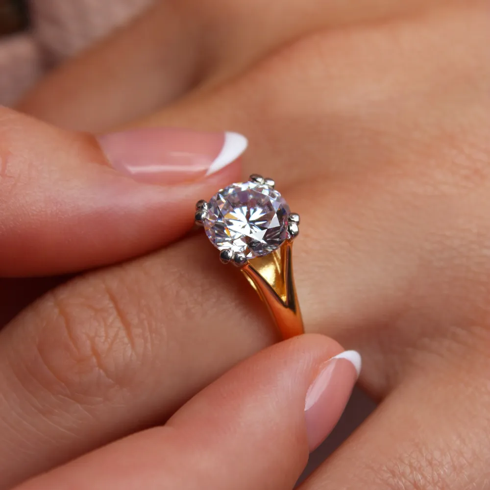 Pristine Solitaire Ring sold by Tru Diamonds product image thumbnail 2