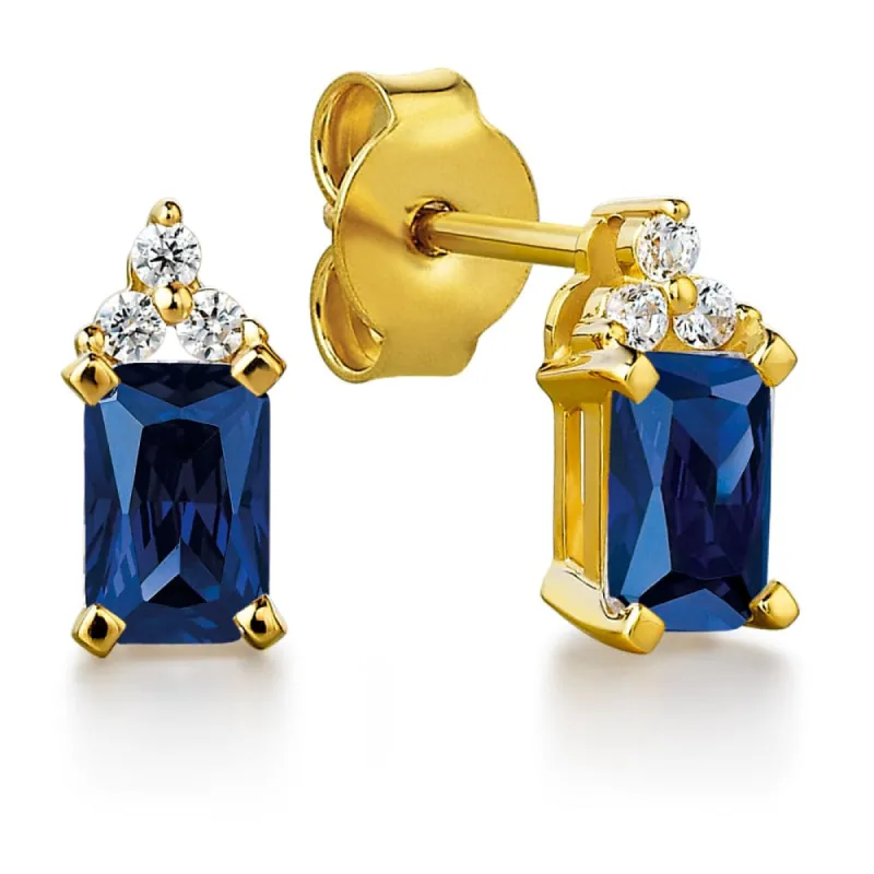 2.3 ct. t.w. Sapphire Inspiration Earrings sold by Tru Diamonds