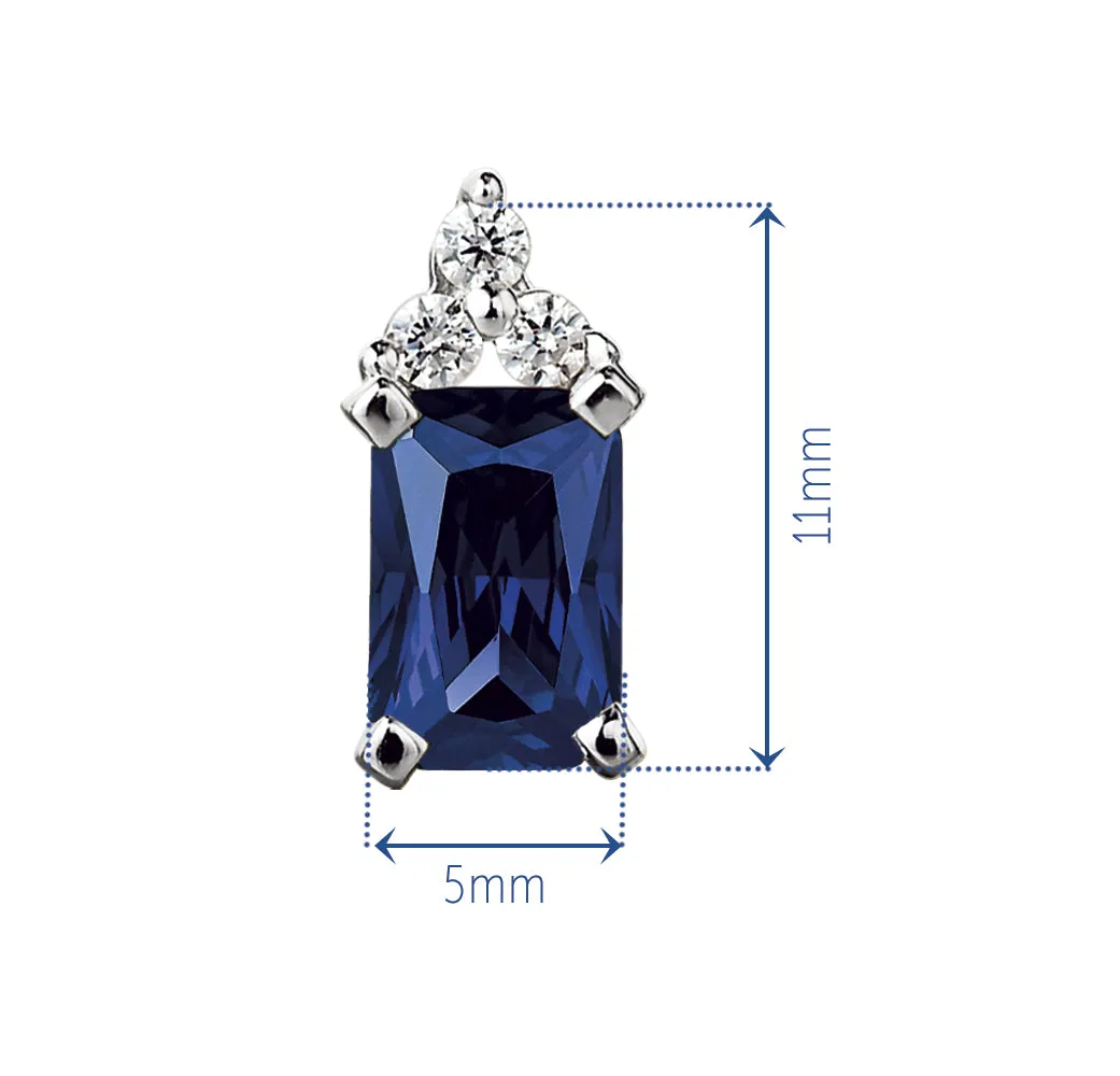 Sapphire Inspiration Earrings sold by Tru Diamonds product image thumbnail 4