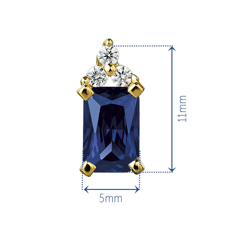 Sapphire Inspiration Earrings sold by Tru Diamonds product image thumbnail 3
