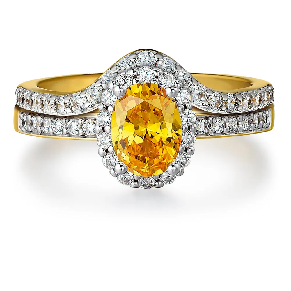 Yellow Cincature Ring Set sold by Tru Diamonds