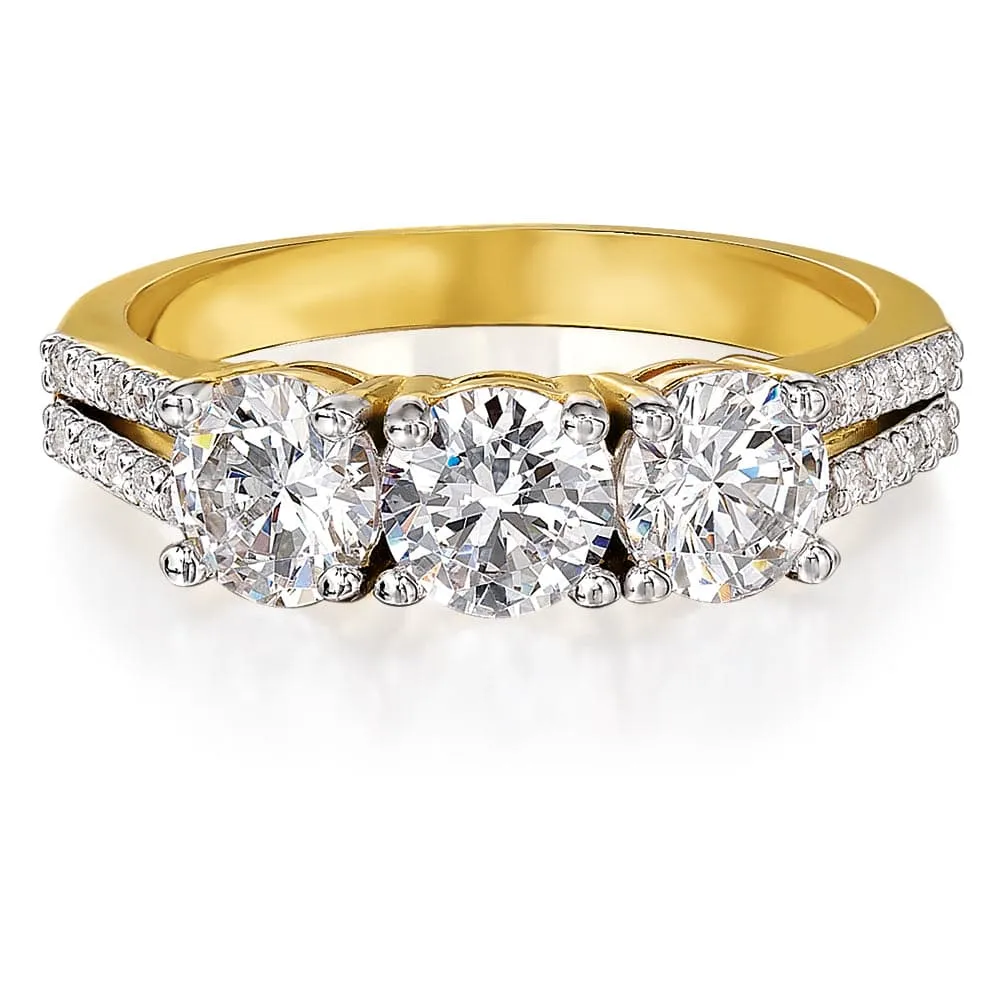 Classic Trilogy Ring sold by Tru Diamonds product image thumbnail 3