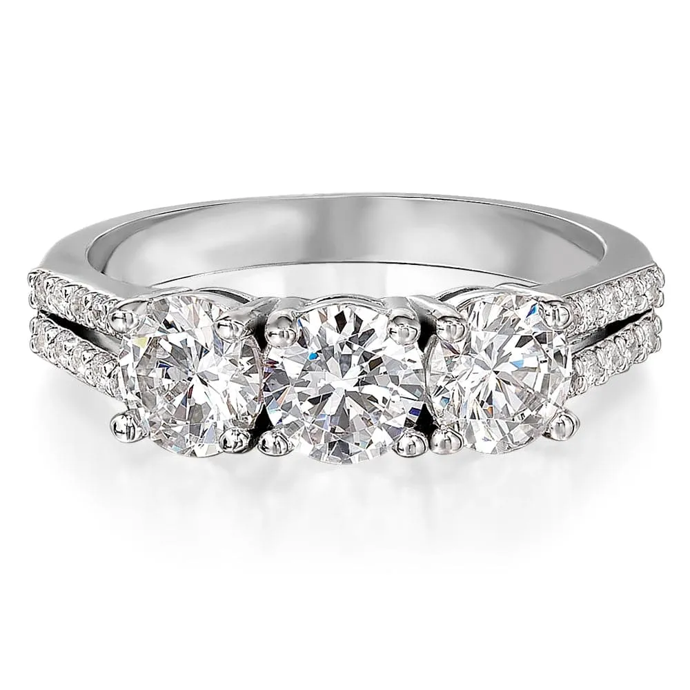 Classic Trilogy Ring sold by Tru Diamonds product image thumbnail 4