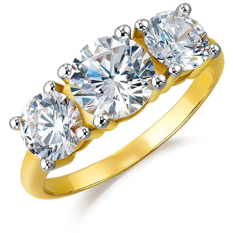 4 Carat Trilogy Ring sold by Tru Diamonds