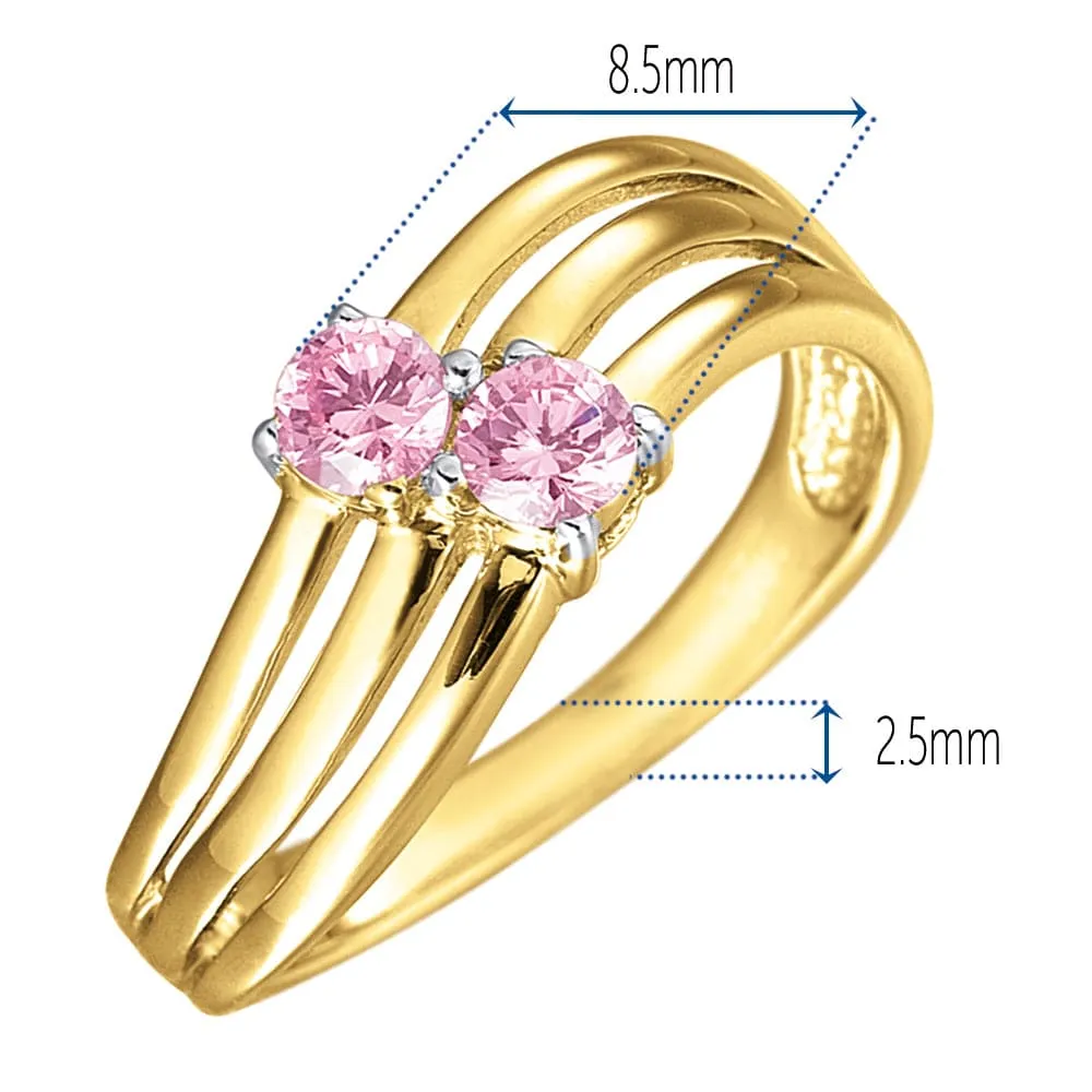 Pink Togetherness Ring sold by Tru Diamonds product image thumbnail 3