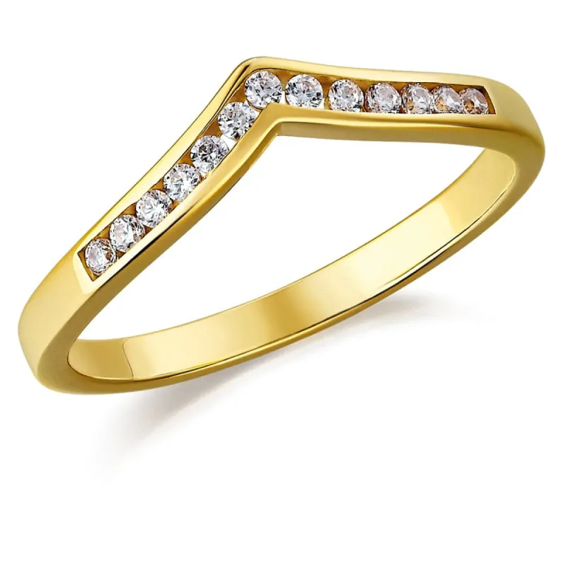 Channel Wishbone Band sold by Tru Diamonds