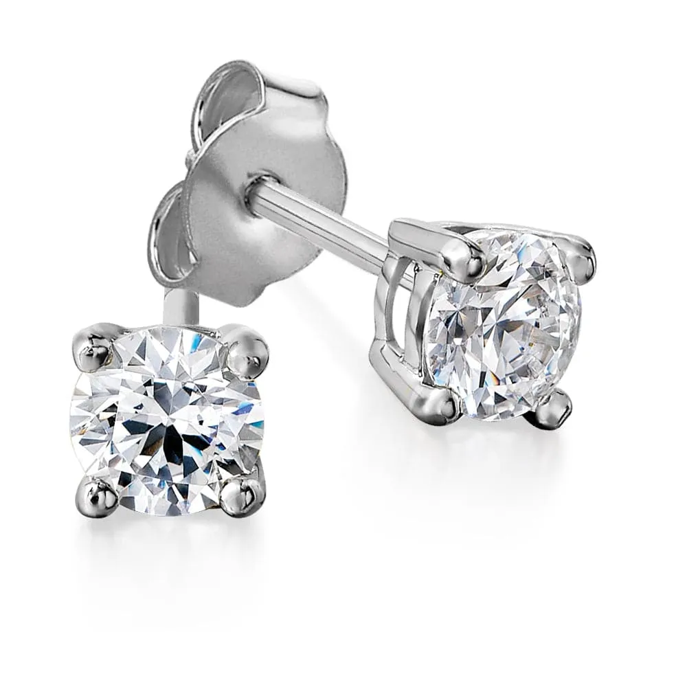 0.25 Carat Solitaire Earrings sold by Tru Diamonds product image thumbnail 2