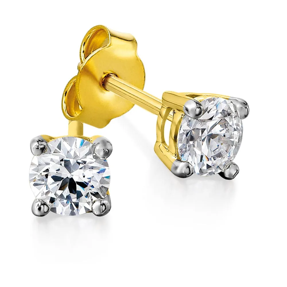 0.25 Carat Solitaire Earrings sold by Tru Diamonds