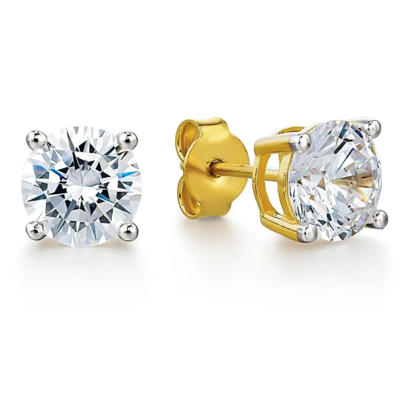 4 ct. t.w. Solitaire Earrings sold by Tru Diamonds