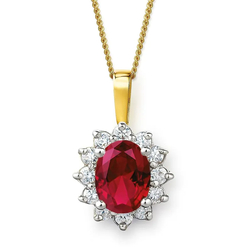 Royal Tru Ruby Pendant sold by Tru Diamonds