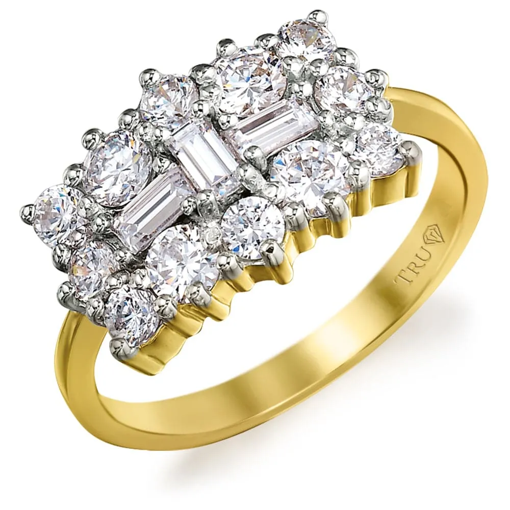 Elegant Splendour Cluster Ring sold by Tru Diamonds