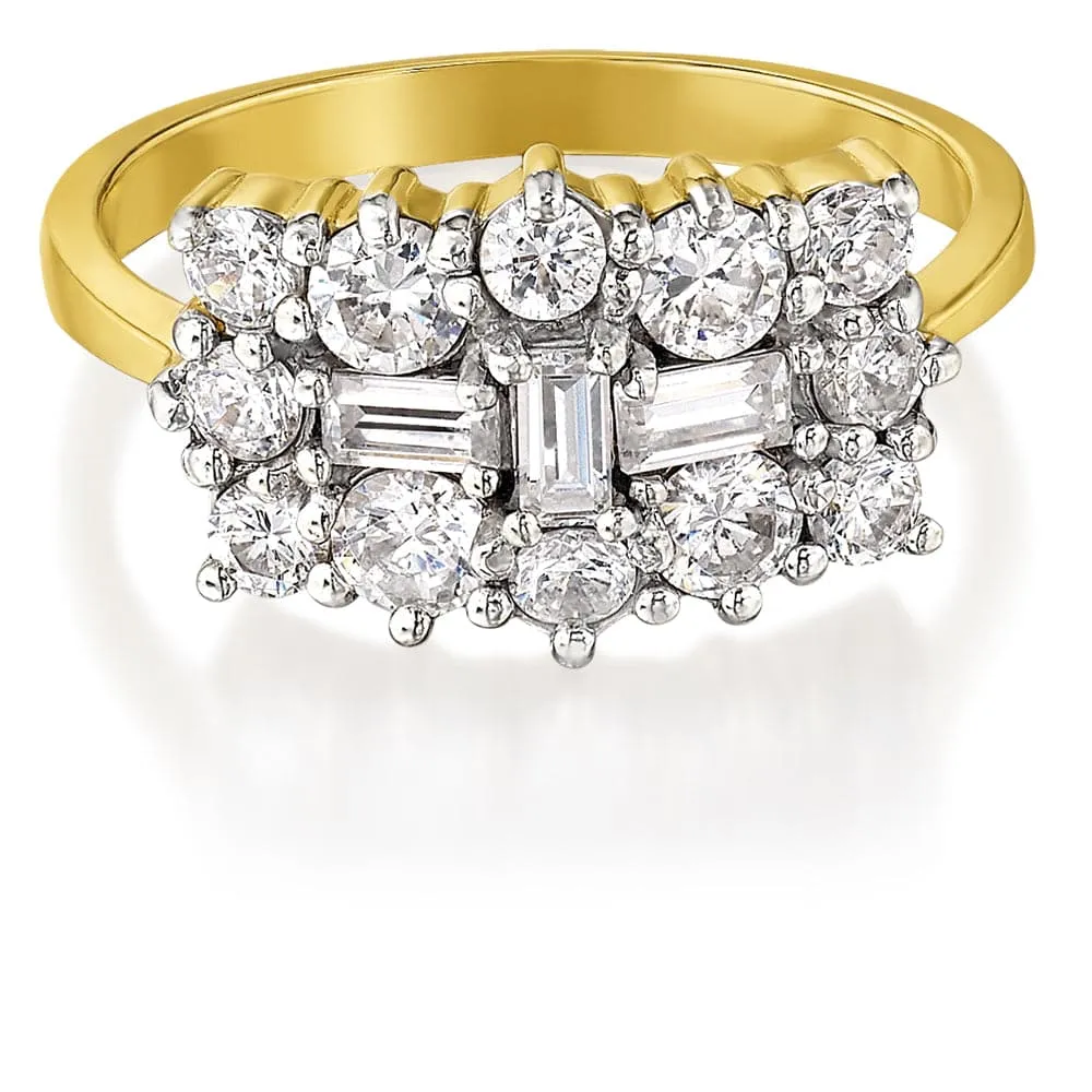 Elegant Splendour Cluster Ring sold by Tru Diamonds product image thumbnail 3