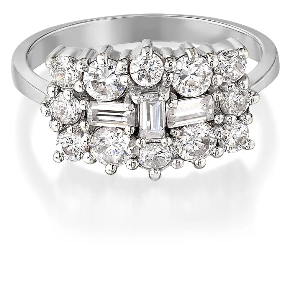 Elegant Splendour Cluster Ring sold by Tru Diamonds product image thumbnail 4