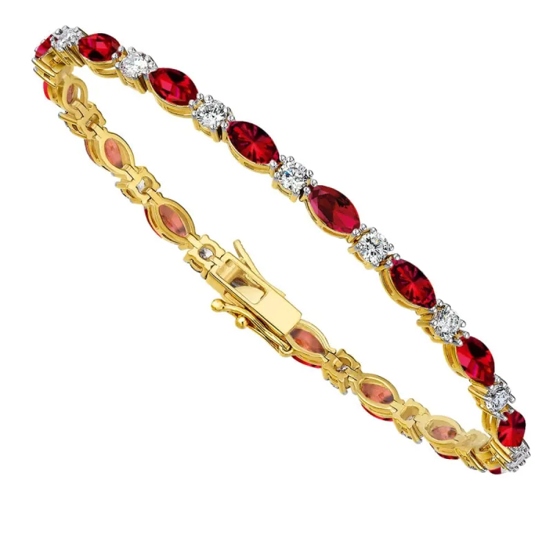 Tru Ruby Cascade Bracelet sold by Tru Diamonds