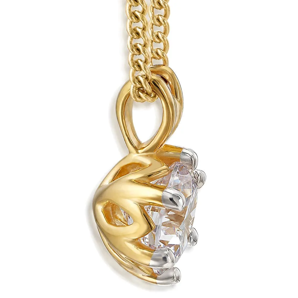 2 Carat Tulip Pendant sold by Tru Diamonds product image thumbnail 3