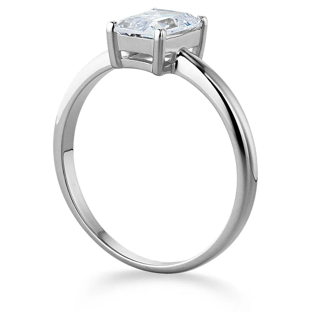 1.75 Carat Emerald Cut Solitaire Ring sold by Tru Diamonds product image thumbnail 5