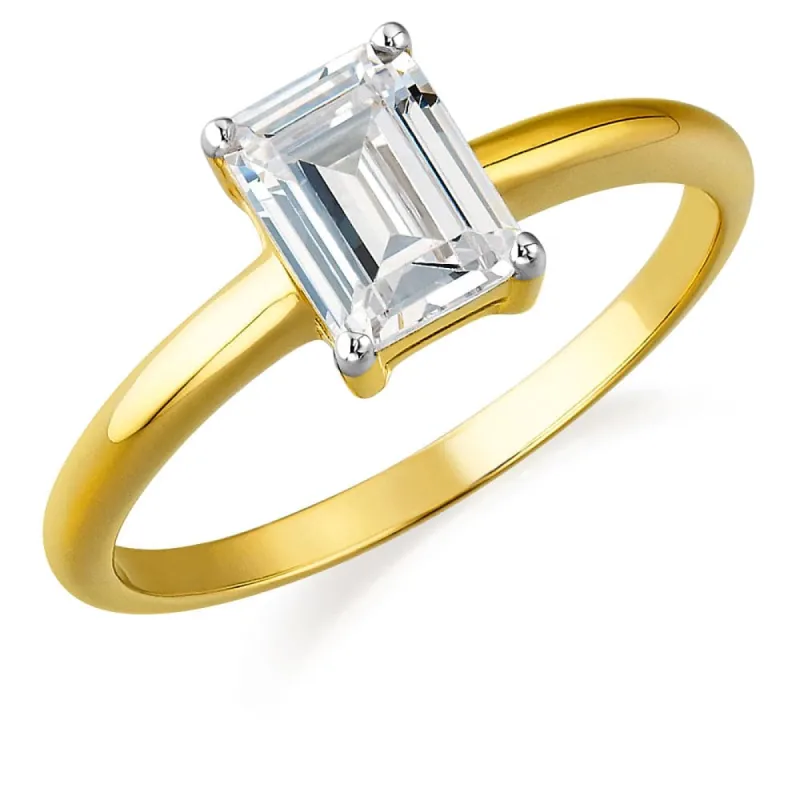 1.75 Carat Emerald Cut Solitaire Ring sold by Tru Diamonds